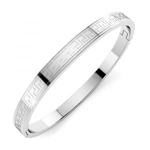 Leonardo Bangle White Gold