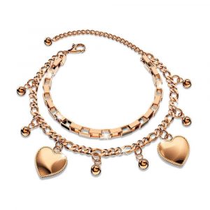 Signature Love in Rose Gold Layered Steel Jewellery