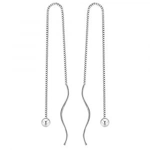 Swirl Threader Earrings
