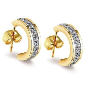 Ariana C-Hoop Earrings Gold