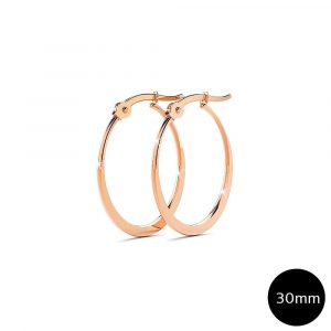 Sexy Oval Hoop Earrings 30mm