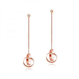 Loop Intertwined Dangle Earrings