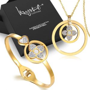 Boxed 2pc Gold Layered Jewellery Gift Set