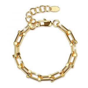 Bullion Gold Urban U-Link Hardwear Bracelet in Gold