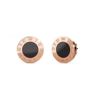 Jamo Stud Rose Gold Layered Earrings