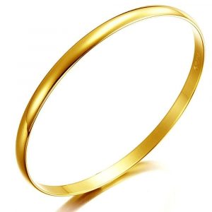 Medium Line Bangle Gold