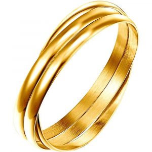 Trifecta Bangle Gold