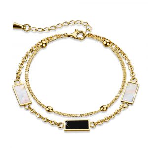 Esme Quadrate Layered Bracelet
