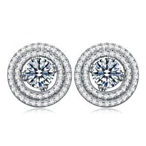 Halo Double Earrings