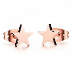 Solid Shapes Stud Earrings Little Star