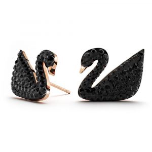Black Swan Stud Earrings