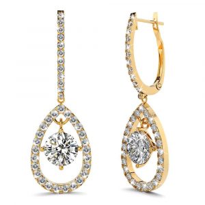 Grace Sparkling Zirconia Teardrop Earrings