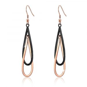 Looped Tear Drop Earrings
