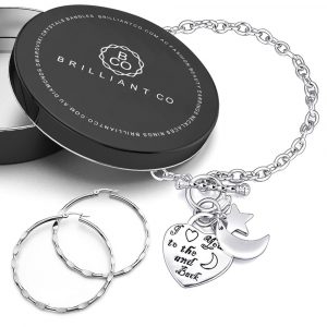 Boxed Love You To The Moon And Back Belcher Bracelet Set