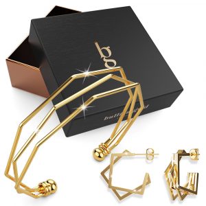 Boxed Oh My Gold Bangle and Earrings Set