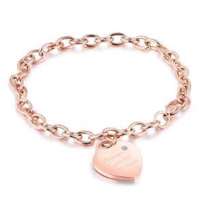 Forever You'Re My Lover Bracelet Rose Gold