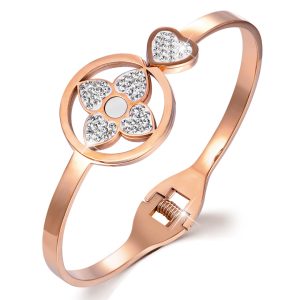 Lucky Love Hinged Bangle