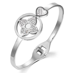 Lucky Love Hinged Bangle
