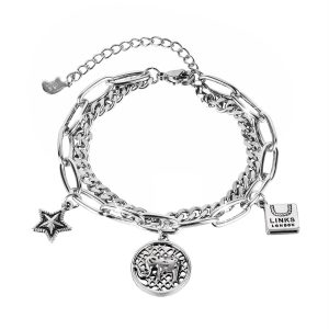 Spiritual Charms Bracelet in White Gold