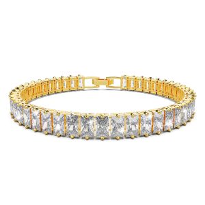 Ballerina Baguette Set Bracelet in Gold