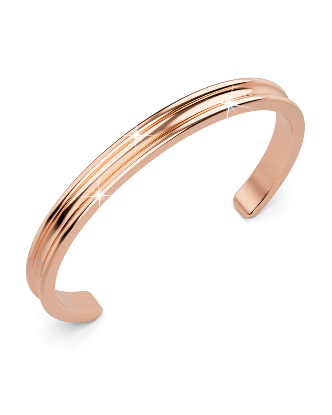 Lisa Luxe Cuff Bangle Rose Gold