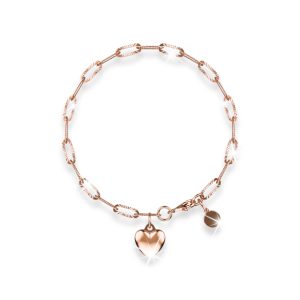 Rogue Heart Rose Gold Stainless Steel Bracelet