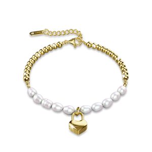Carlisle Heart-Lock Pendant Bracelet