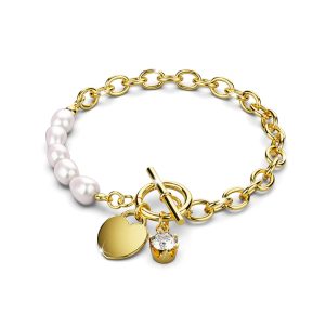 Elan Heart T-lock Toggle Bracelet