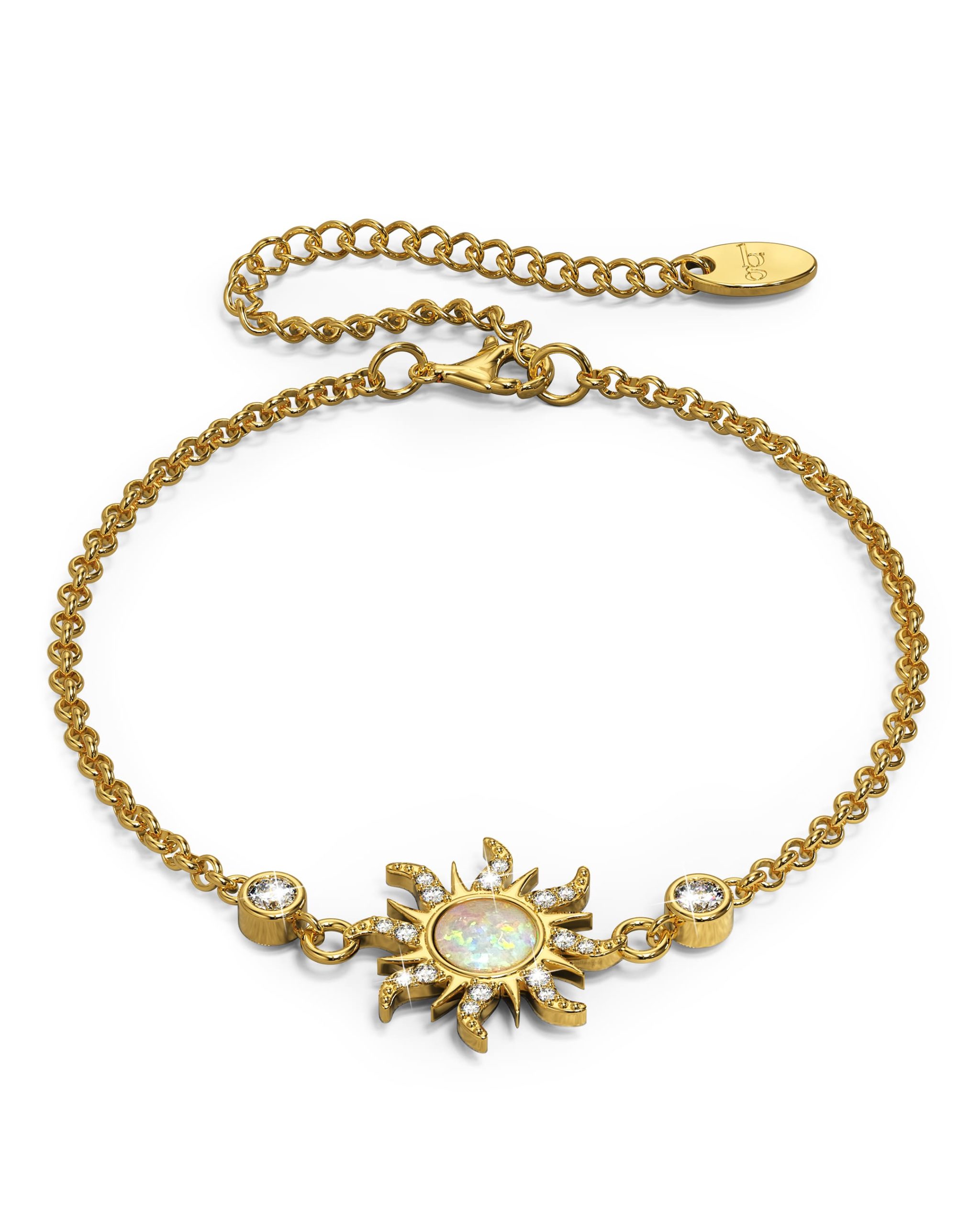 Celestial Opal Sun Bracelet