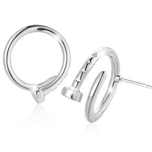 Screw Nail Drop Earrings