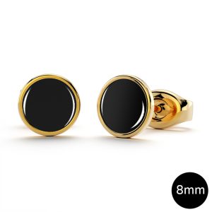 Mitch Stud Earrings 8mm
