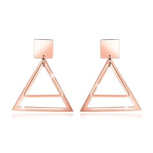 Double Triangle Earrings