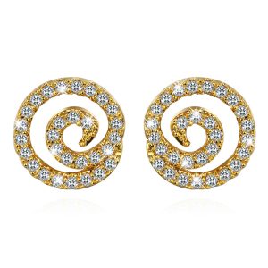 Spiral Stud Earrings