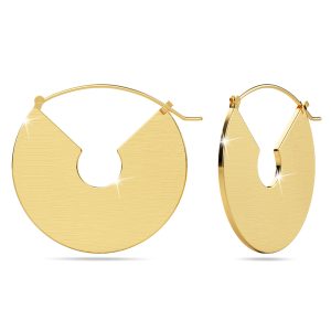 Grande Gold Titanium Hoop Earrings