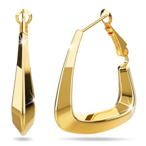 Kendra Gold Titanium Hoop Earrings