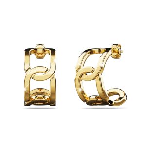 Stellar Bullion Fusion Hoop Earrings