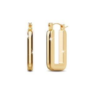 Lola Hoop Gold Layered Earrings