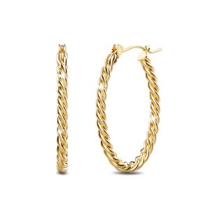 Mellenum Hoop Gold Layered Earrings