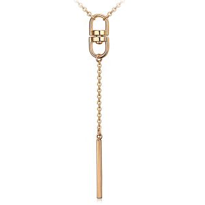 Forward Pendant Necklace Gold