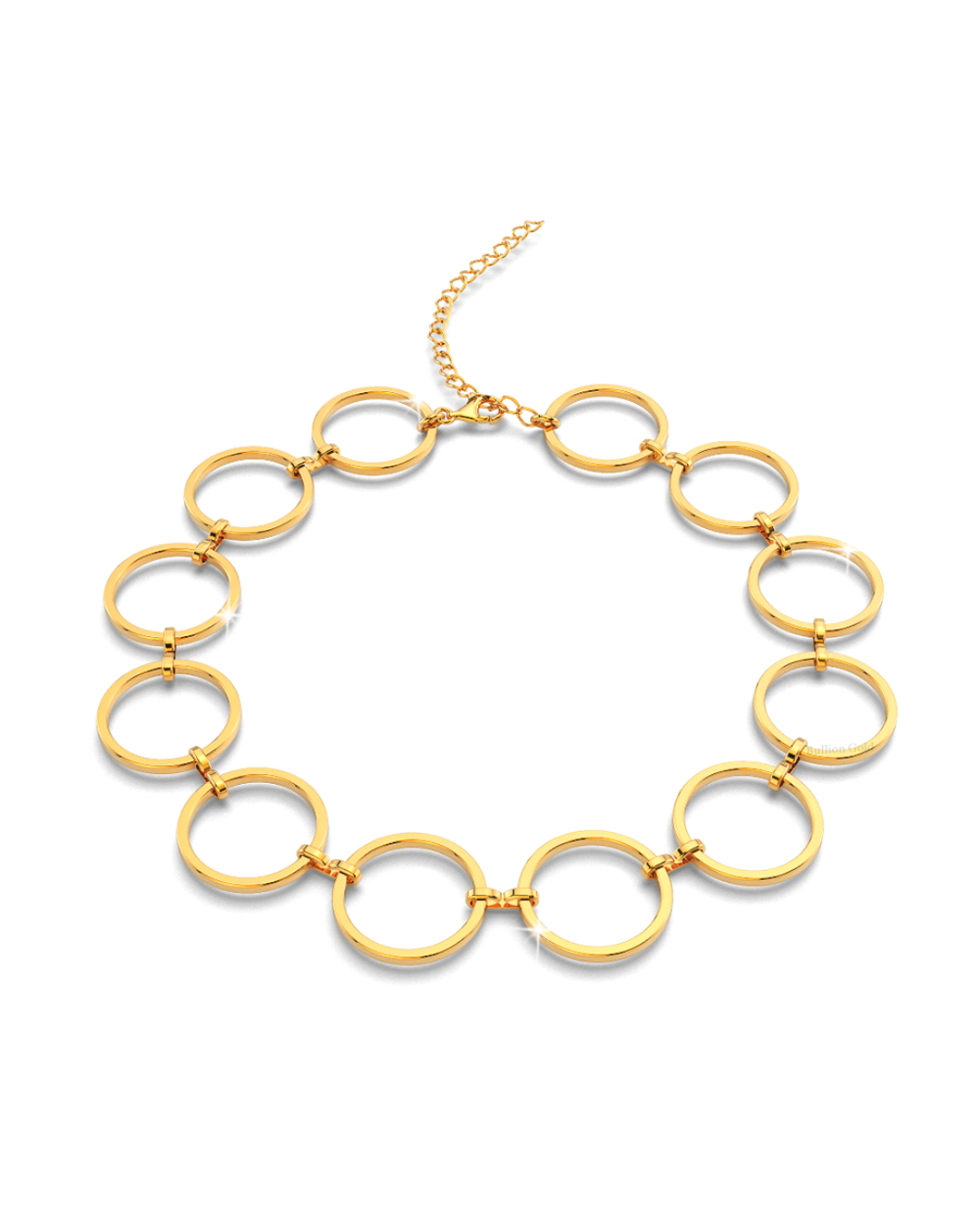 Open Circle Choker Necklace