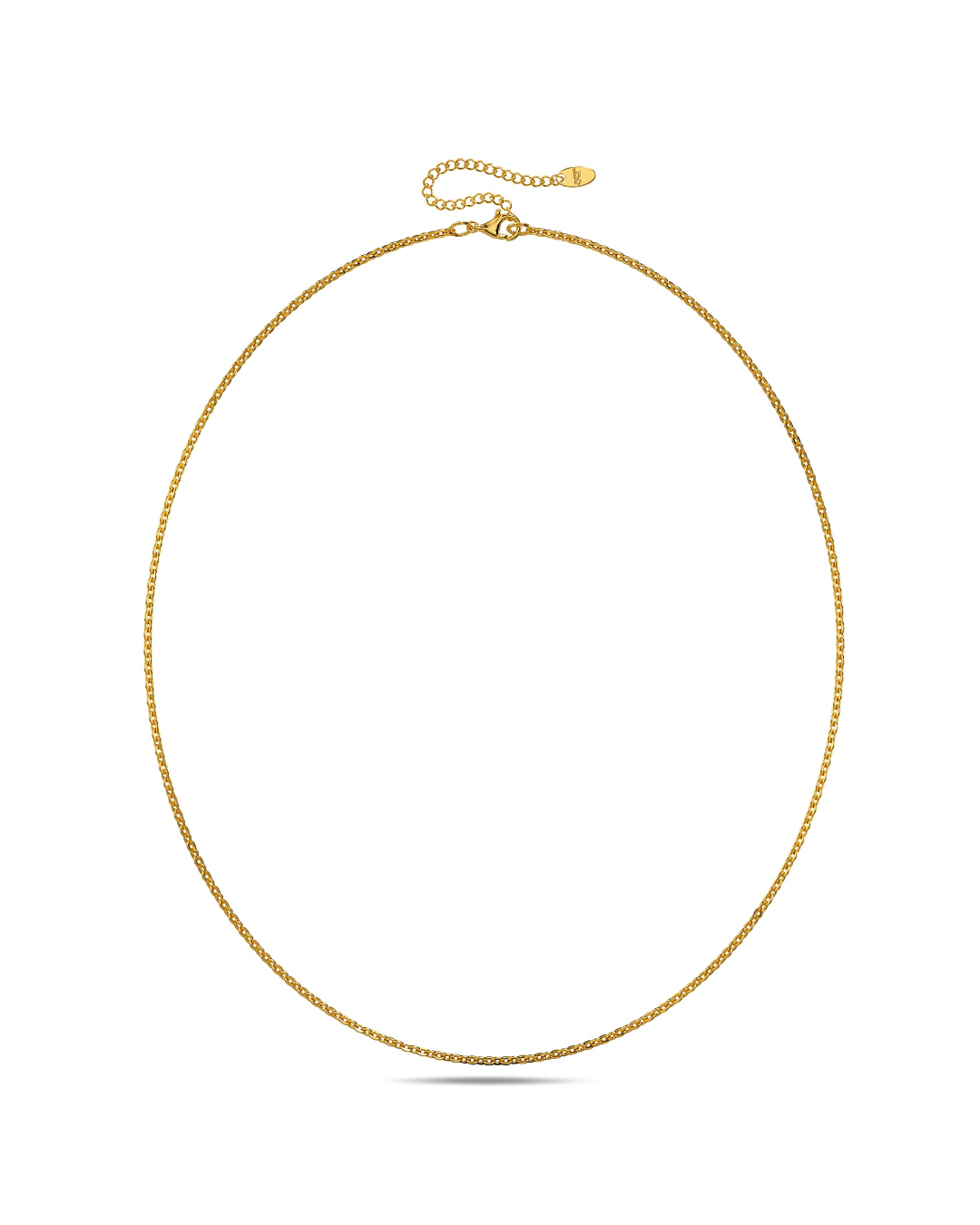 Mini Cable Chain Gold Plated Necklace