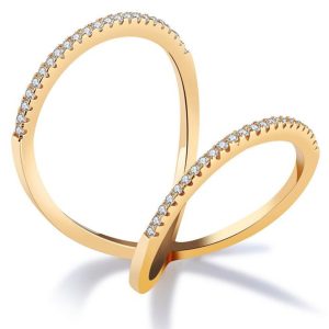 Sexy Aloriah 18K Gold Plated Fashion Ring