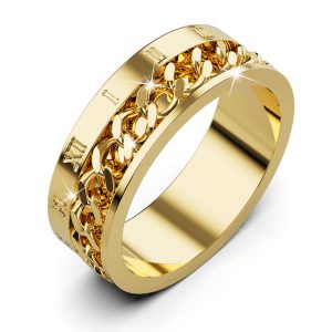 Alec Numeral Chain Ring