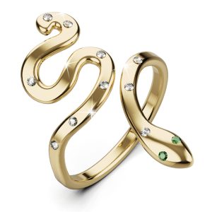 Rise Of Nagini Gold Python Ring