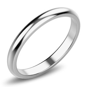 Camille Minimal Stacker Ring in Silver