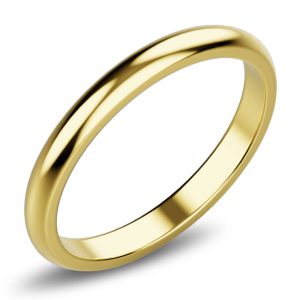 Camille Minimal Stacker Ring in Gold