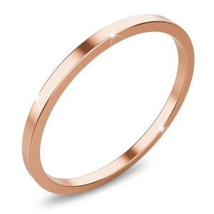 Rose Gold Simplicity Slim Ring