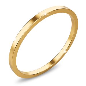 Gold Simplicity Slim Ring