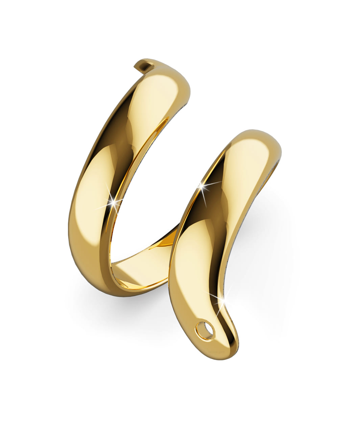 Orphic Double Wrapped Band Ring in Gold