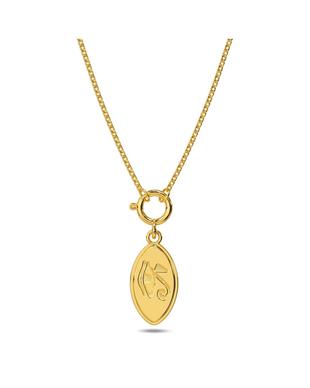 Eye of Horus Gold Charm Necklace